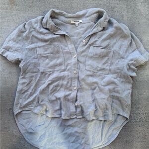 Madewell Linen Button-Down Top